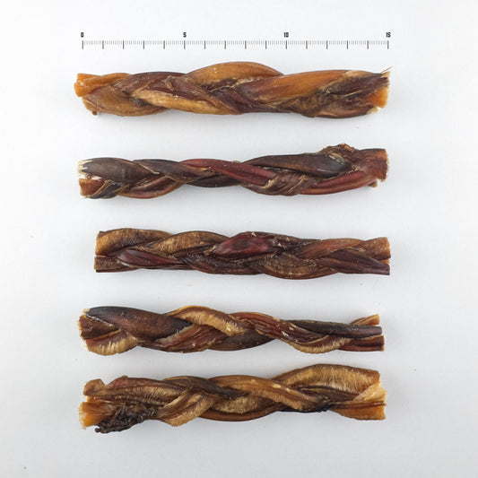 Braided Bully Stick 15 CM | 10-pack