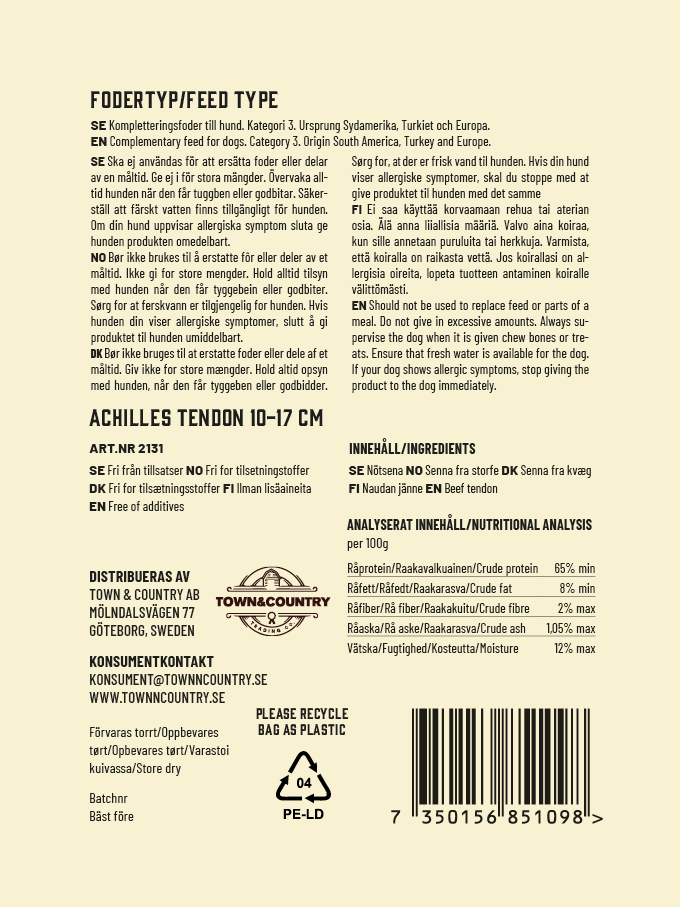 Achilles Tendon 10-17 cm | 12-pack