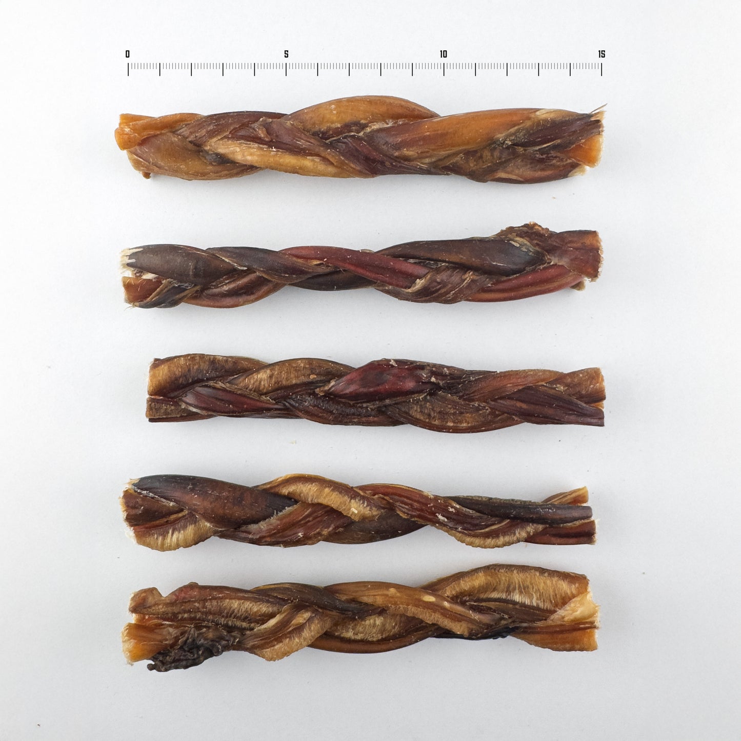 Braided Bully Stick 15 CM | 10-pack