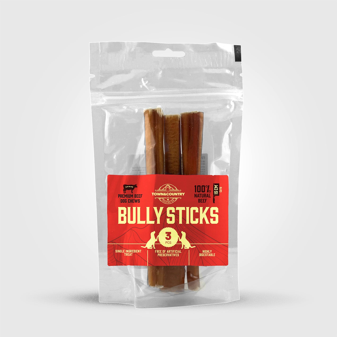 Bully Stick 15 CM | 3-pack